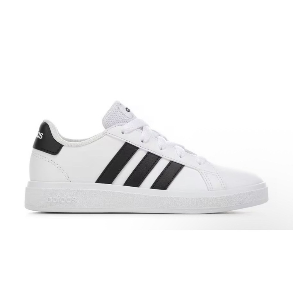 Grand Court 2.0 Youth Size 4 adidas Low Top White Black - GW6521  New W/box